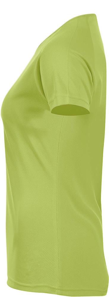 Tee-shirt sport femme 140 g/m² personnalisé SPORTY WOMEN, manche gauche