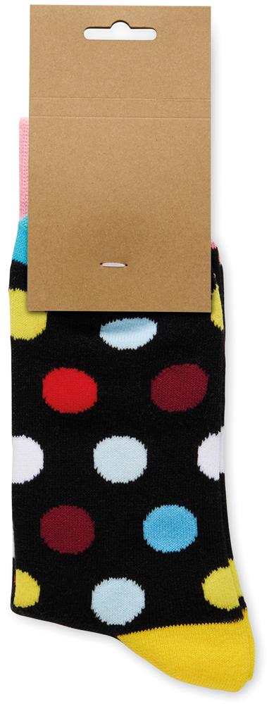 Chaussettes à motifs taille M personnalisées FUNNY M, côté 2