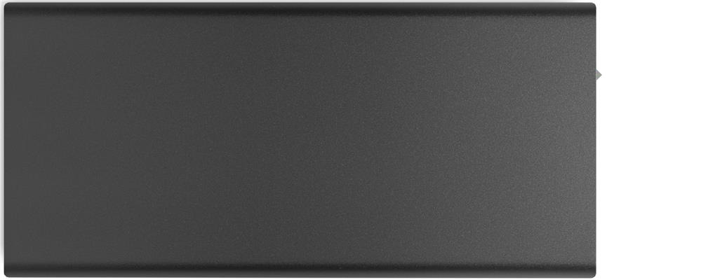 Batterie externe 10000 mAh alu personnalisée POWERFLAT 10C, dessous (gravure laser)