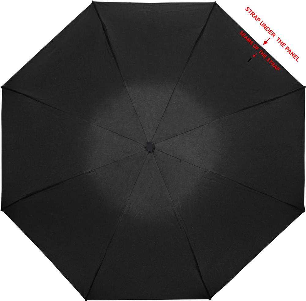 Parapluie pliant réversible personnalisé DUNDEE FOLDABLE, panneau 1