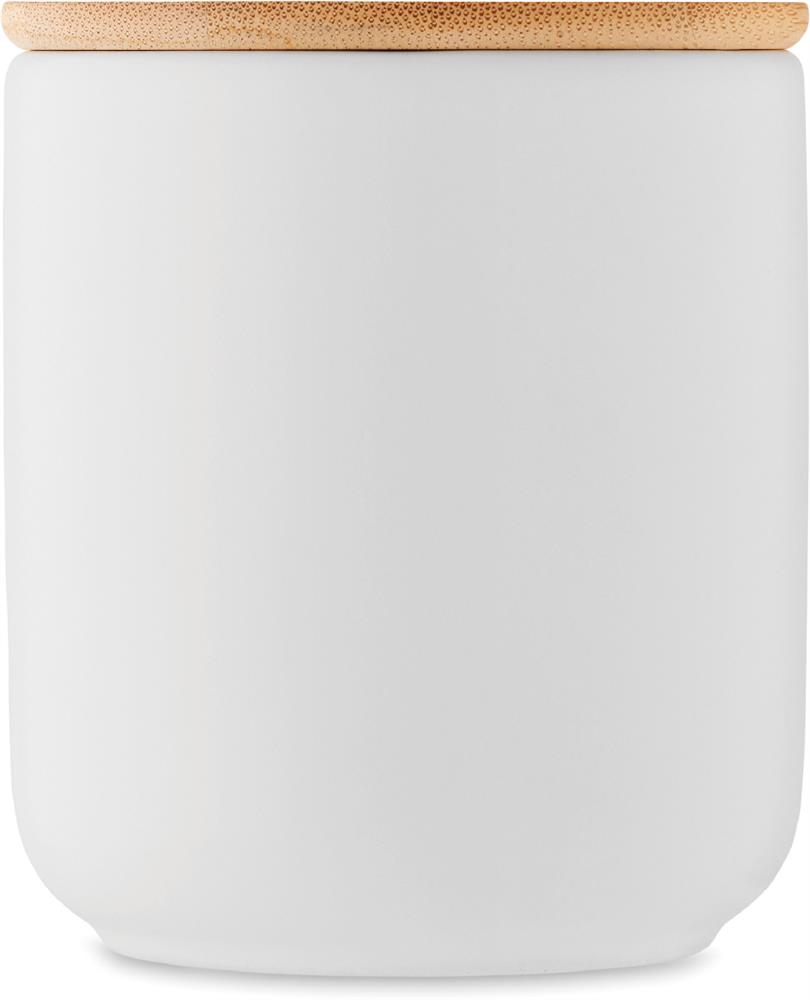 Bougie parfumée cire végétale personnalisée VEIKA, côté 1