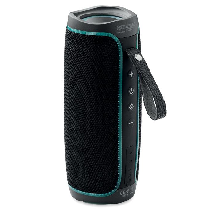 Enceinte étanche IPX4 2 x 5 W personnalisée DIMA, Noir