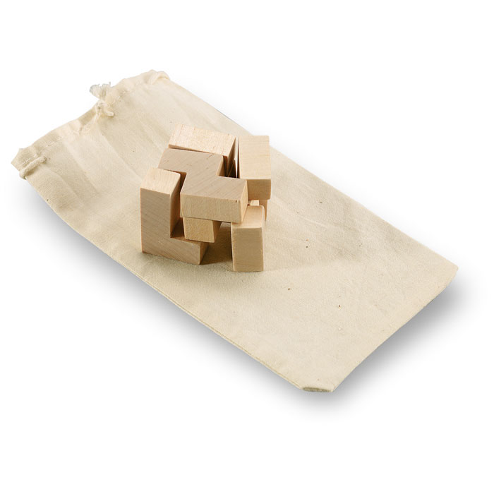 Casse-tête cube en bois personnalisé TRIKESNATS, Bois