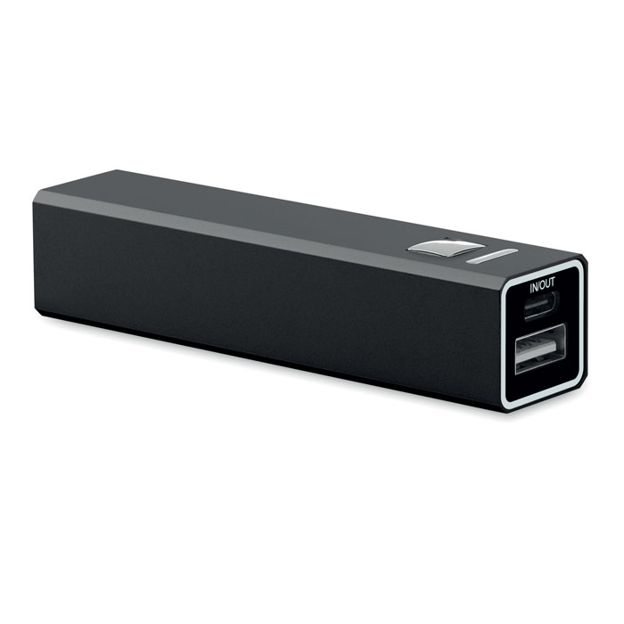 Batterie externe 2600 mAh aluminium personnalisée POWERALUC