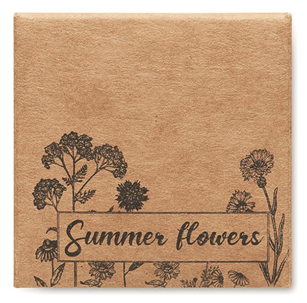 Disque de graines de fleurs personnalisé FLOMIX, dessus