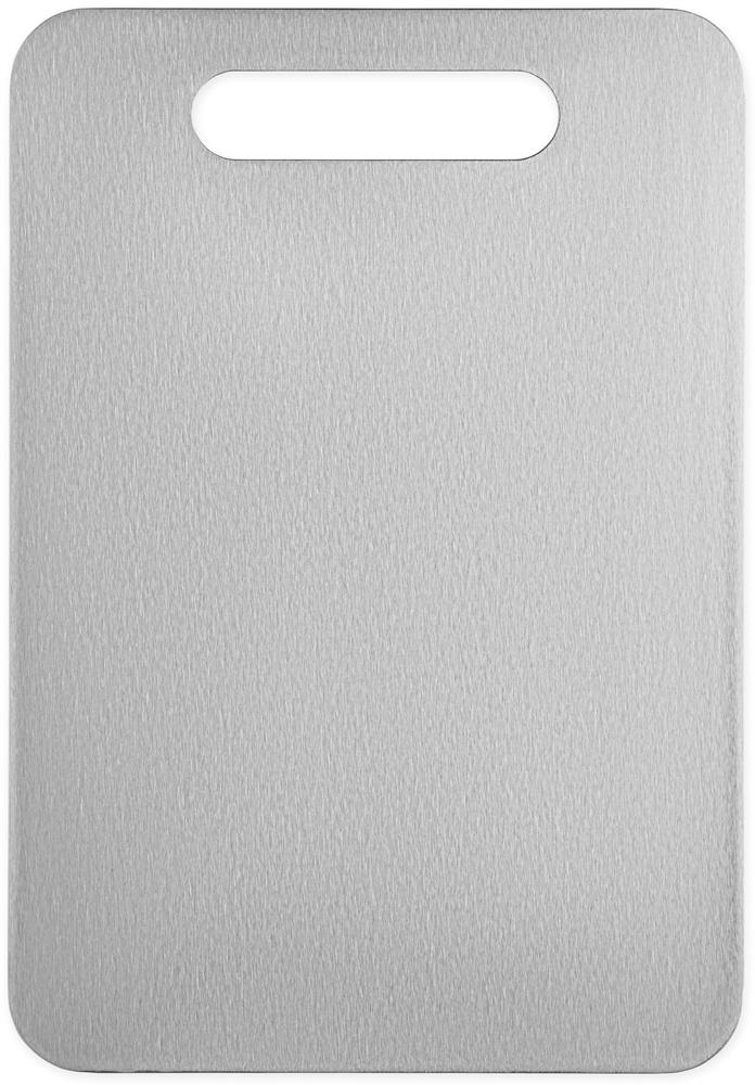 Planche à découper inox personnalisée PLATI, côté 1