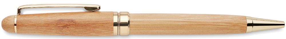 Stylo bille coffret bambou personnalisé ETNA, corps gauche