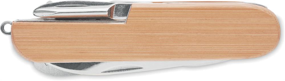 Couteau multifonction bambou personnalisé LUCY LUX, dos