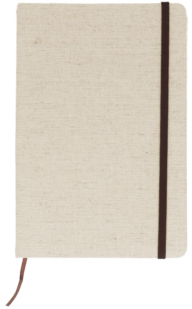 Carnet A5 couverture toile personnalisé CANVAS, devant