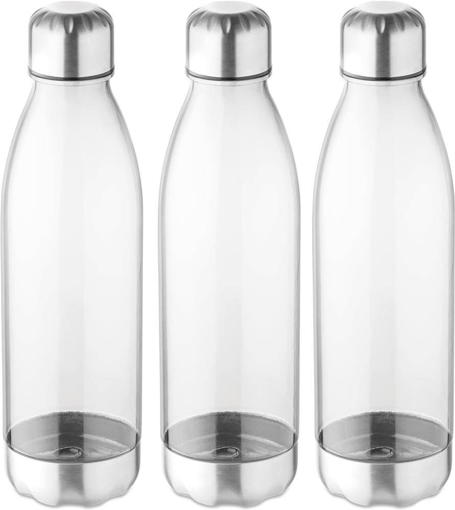 Bouteille Tritan 600 ml personnalisée ASPEN, tour complet (étiquette numérique)