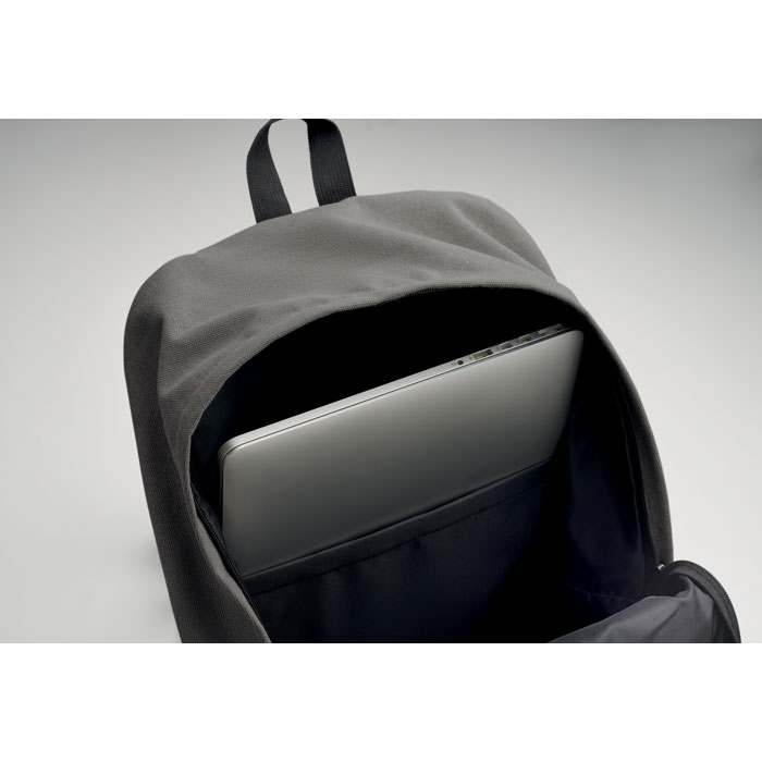 Sac à dos coton recyclé 15'' personnalisé LEIRUR