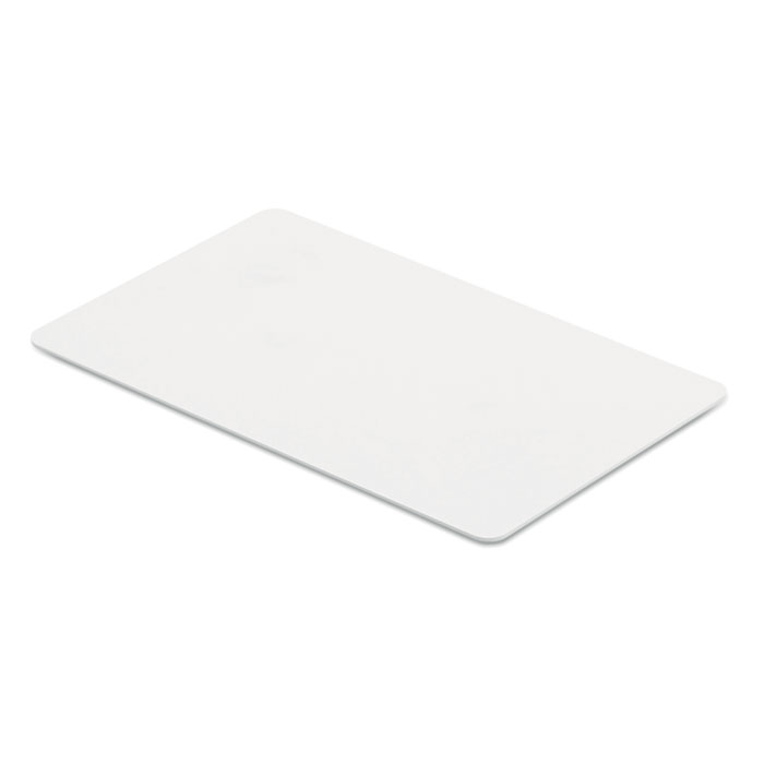 Carte anti RFID PVC personnalisée CUSTOS, Blanc