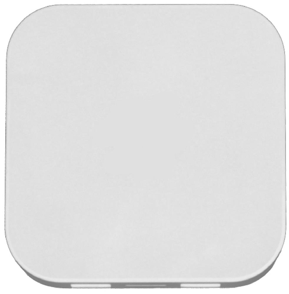Chargeur sans fil 5 W avec hub USB personnalisé UNIPAD, dessus (étiquette numérique)