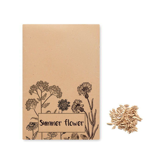Sachet graines de fleurs d'été personnalisé SEEDLOPE