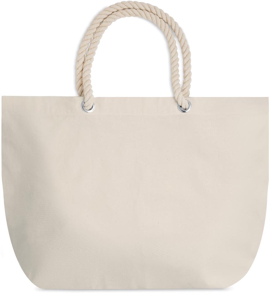 Sac de plage coton 220 g/m² personnalisé MENORCA, côté 2 (sérigraphie)