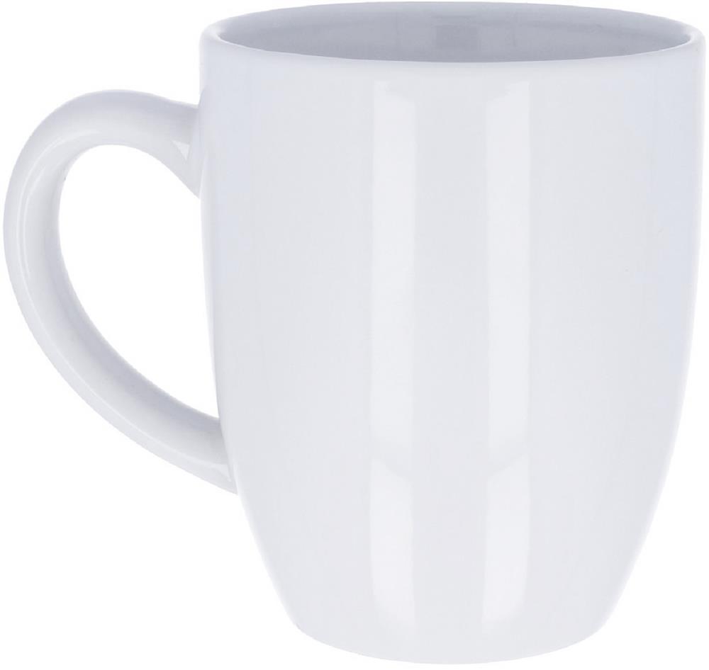 Mug céramique grès blanc 300 ml personnalisé TRENT, gauche