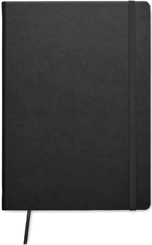 Carnet A5 papier recyclé 80 g/m² personnalisé OURS, devant (impression numérique)