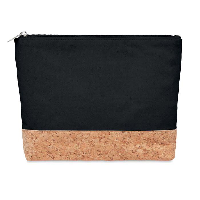 Trousse coton 220 g/m² et liège personnalisée PORTO BAG