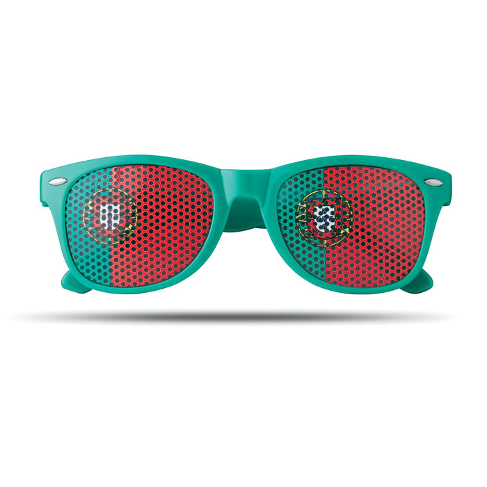 Lunettes de supporter plastique personnalisées FLAG FUN