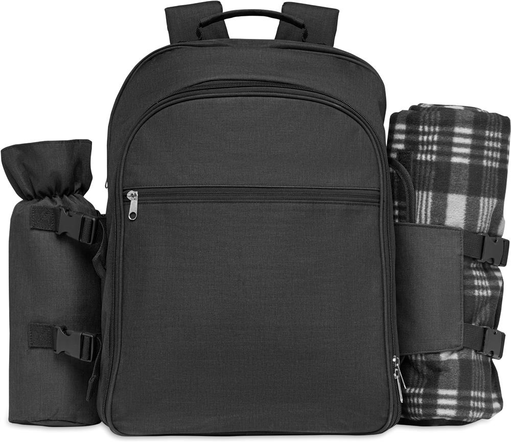 Sac à dos pique-nique 4 personnes RPET personnalisé DUIN, devant poche
