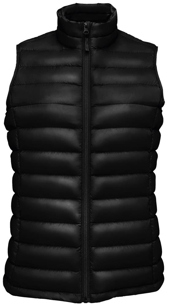 Doudoune sans manches femme personnalisée WILSON BW WOMEN, côté cœur