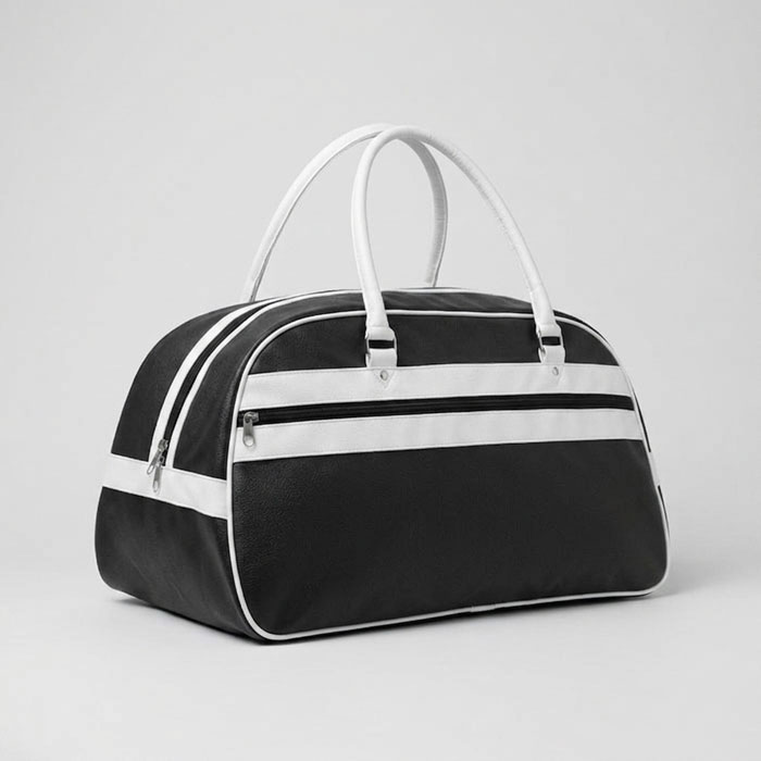 Sac de sport PU style vintage personnalisé NOSTALGIC