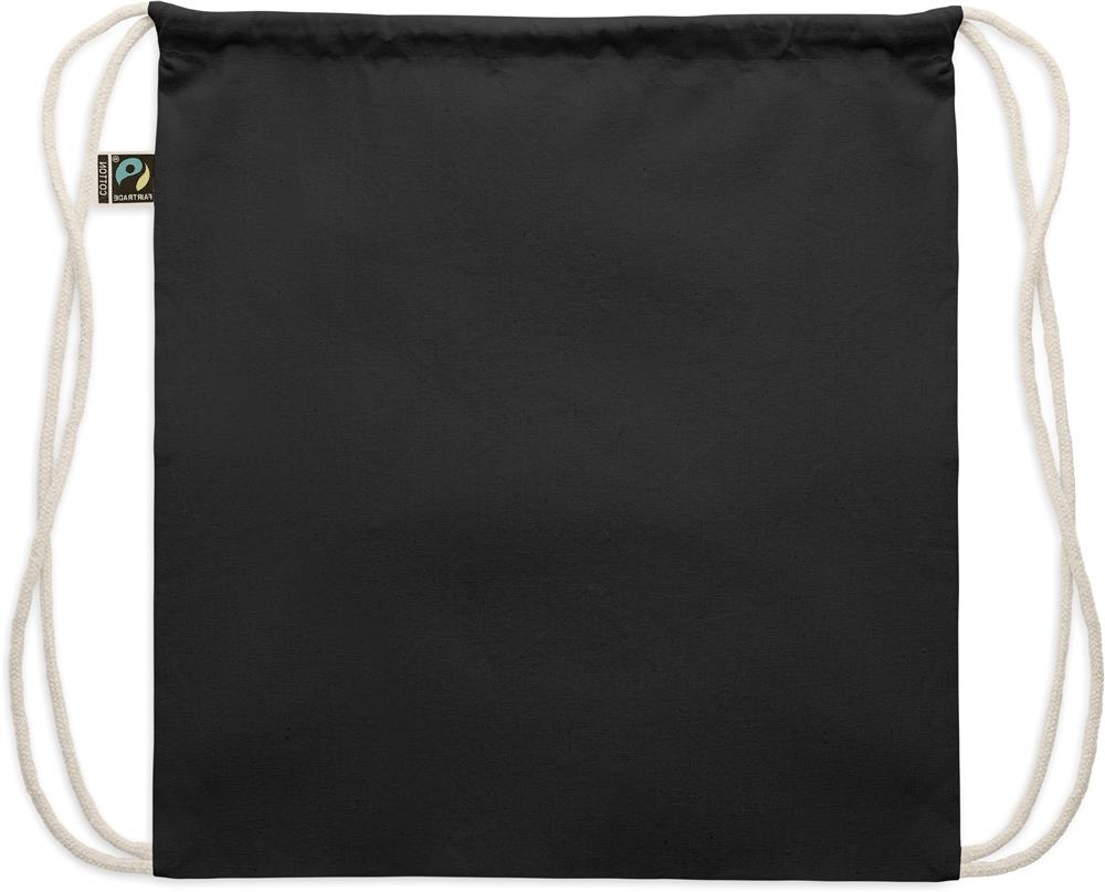 Sac à cordon coton 180 g/m² personnalisé OSOLE DRAW COLOUR, dos (sérigraphie)