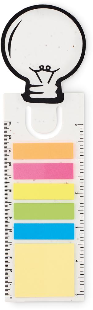 Marque-page papier à planter personnalisé IDEA SEED, devant haut