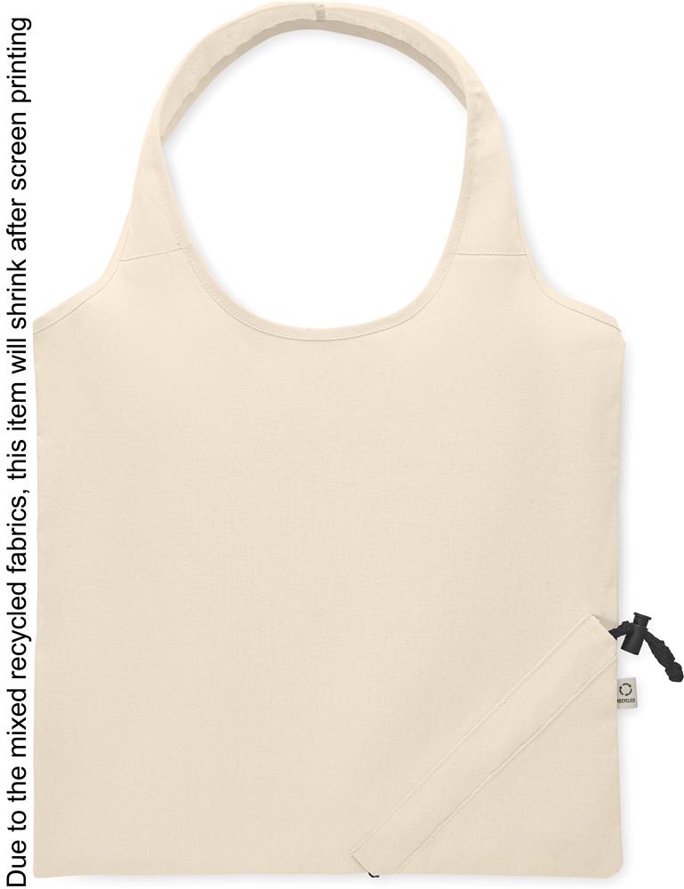 Sac shopping pliable 140 g/m² personnalisé CARRIE, devant