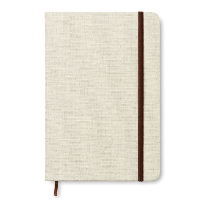 Carnet A5 couverture toile personnalisé CANVAS