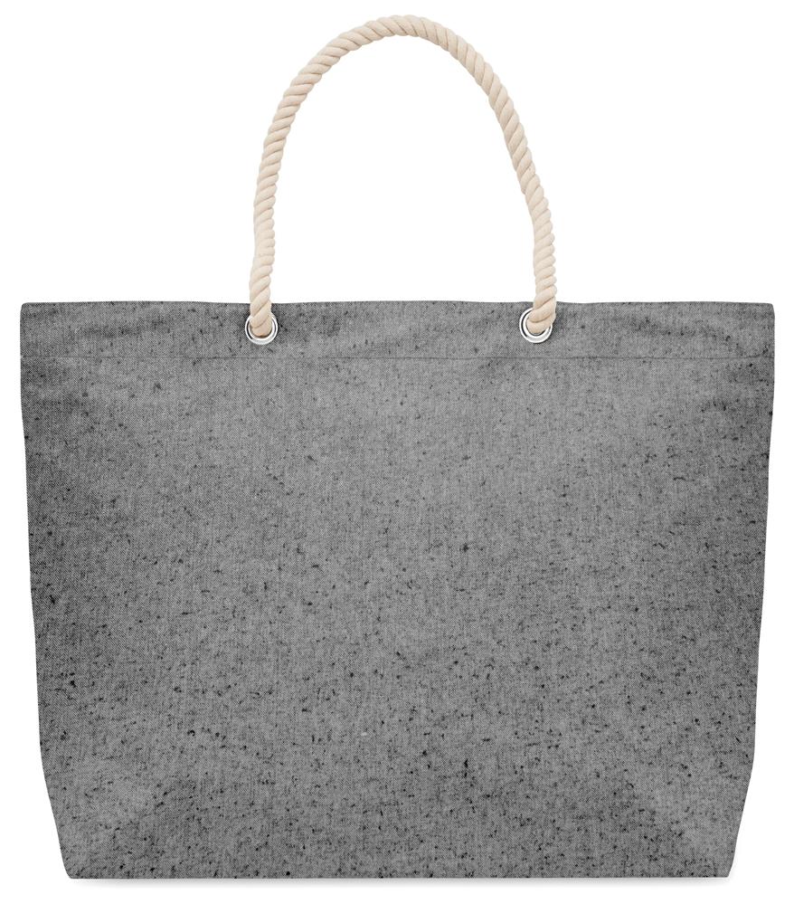 Sac de plage coton recyclé 220 g/m² personnalisé MARE, côté 1