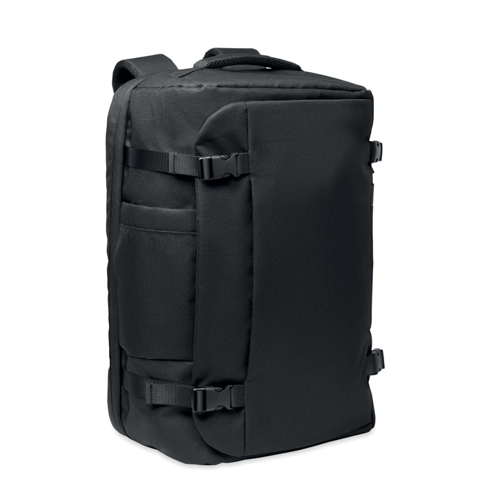 Sac à dos voyage ordinateur 17'' personnalisé NAMUR, Noir