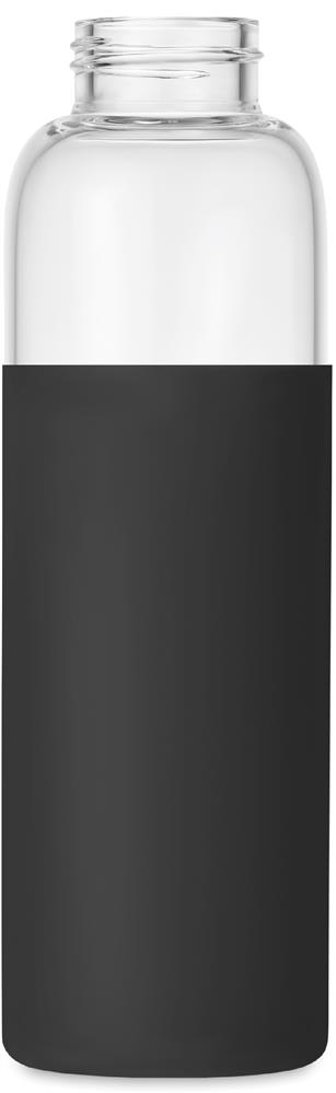 Bouteille verre et silicone 500 ml personnalisée CHAI, devant