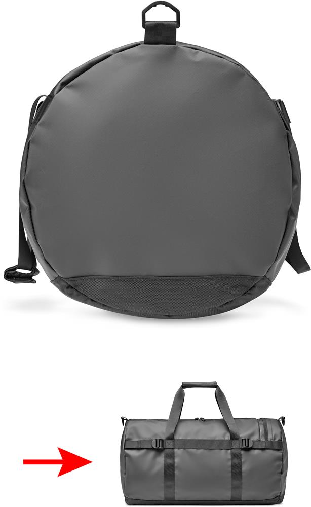 Sac de sport bâche Tarpaulin personnalisé JAYA DUFFLE, gauche