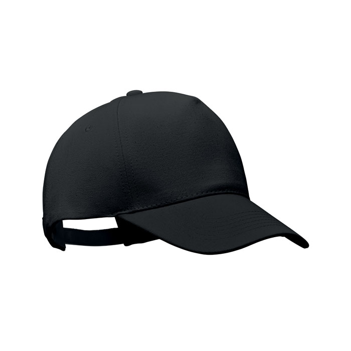 Casquette coton bio 250 g/m² personnalisée BICCA CAP, Noir