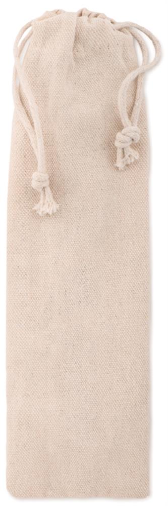 Pailles en bambou avec brosse personnalisées NATURAL STRAW, devant (transfert réfléchissant)