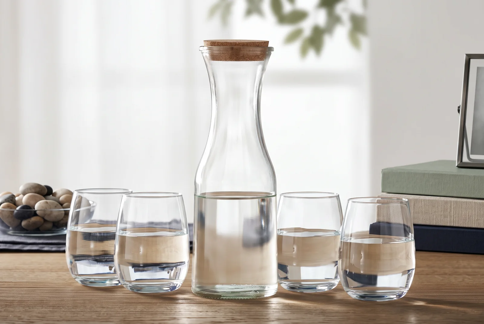 Carafe verre recyclé 1L personnalisée PICCA