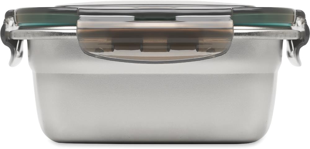 Lunch box inox recyclé 850 ml personnalisée LOX, côté 4