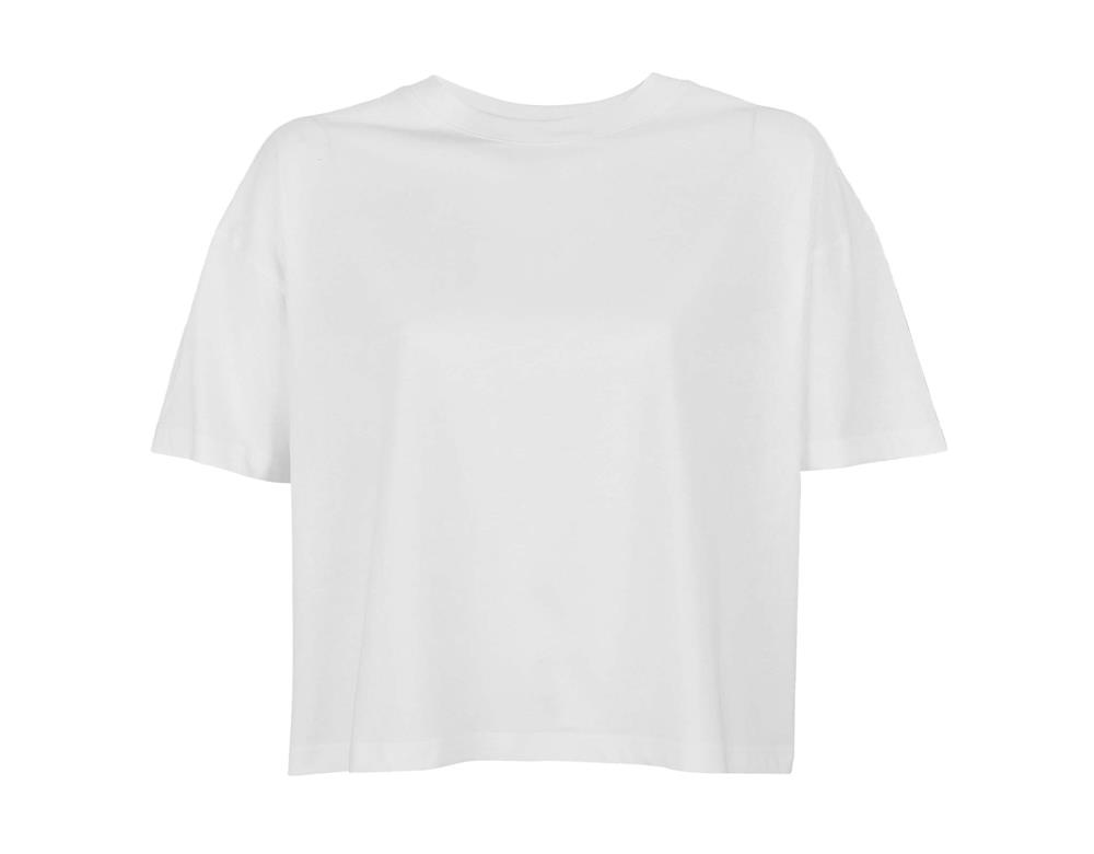 Tee-shirt oversize femme coton bio personnalisé BOXY WOMEN, devant
