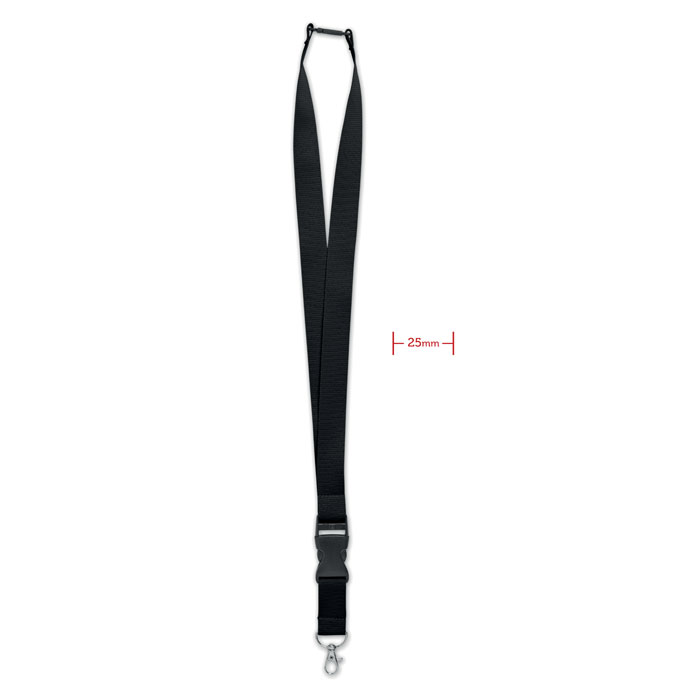 Lanyard 25 mm crochet métal personnalisé WIDE LANY