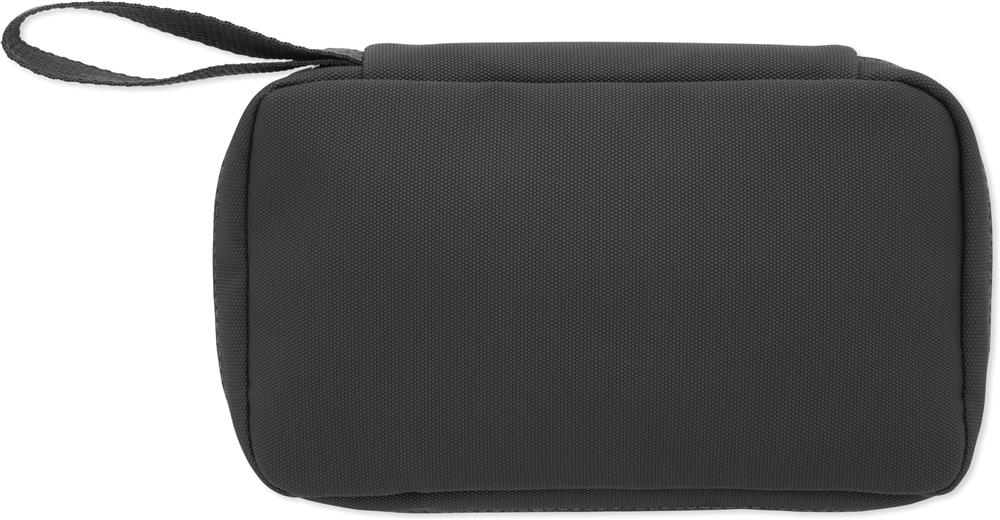 Trousse de toilette RPET 600D personnalisée VANIT, côté 2