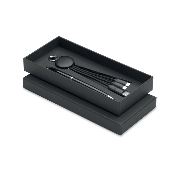 Coffret stylo et câble de charge personnalisé INTWOS