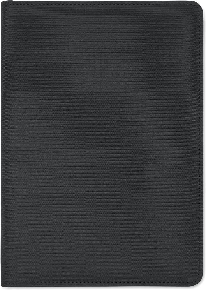 Conférencier A5 RPET 300D personnalisé FOLIO, devant