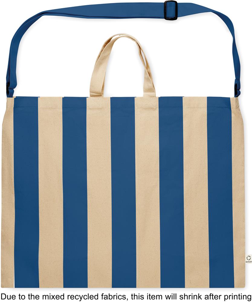 Sac de plage XL rayé 280 g/m² personnalisé LAGUNA, devant