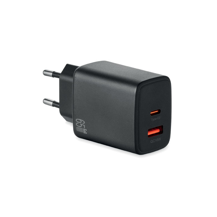 Chargeur secteur GaN 65 W USB-C personnalisé EXTEN