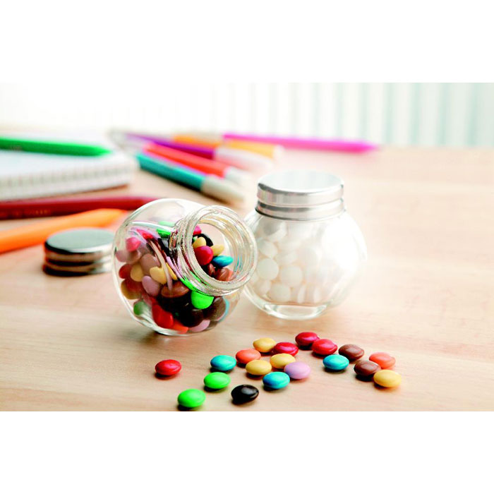 Chocolats bocal en verre personnalisés CHOCKY