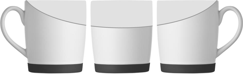 Mug céramique base silicone 300 ml personnalisé SILBASE, intérieur