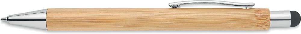 Stylo stylet bambou FSC personnalisé BAYBA, corps (impression numérique)