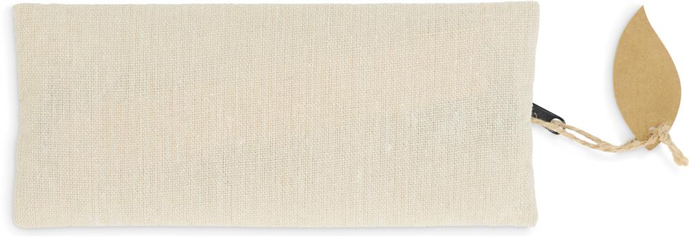 Set d'écriture pochette jute personnalisé JUCOSET, étui côté 3