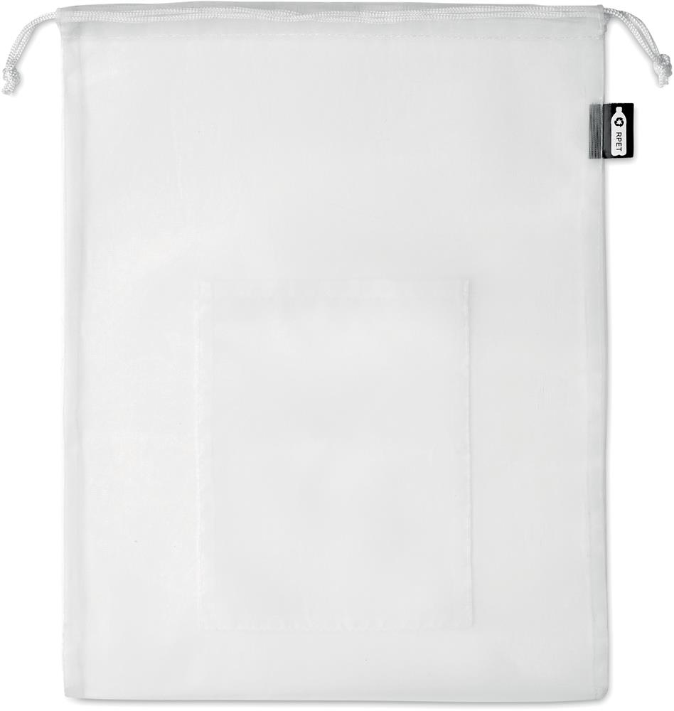 Sac filet RPET personnalisé VEGGIE RPET, poche (sublimation)